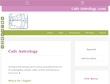 Tablet Screenshot of cafeastrology.com